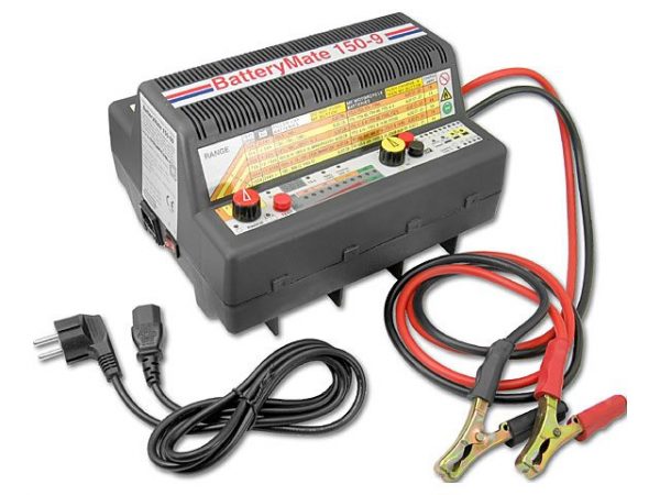 BatteryMate 150-9 professzionális akkumulátortöltő regeneráló (12V, 1-9A, 2-40Ah, 4 töltési fázis)