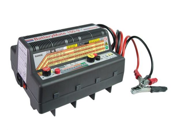 BatteryMate 150-9 professzionális akkumulátortöltő regeneráló (12V, 1-9A, 2-40Ah, 4 töltési fázis) 2