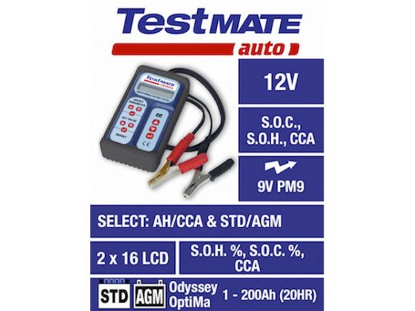 TA20 TestMate Automobile Akkumulátor teszter (2-200 Ah) 2