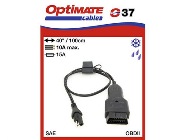 O37 Adapter kábel OBDII - SAE (10A; 1m) 1
