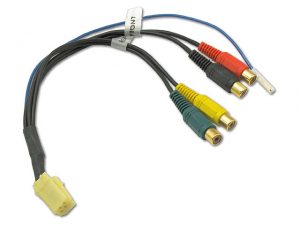 Mini ISO sárga (erősítő kimeneti kábel)