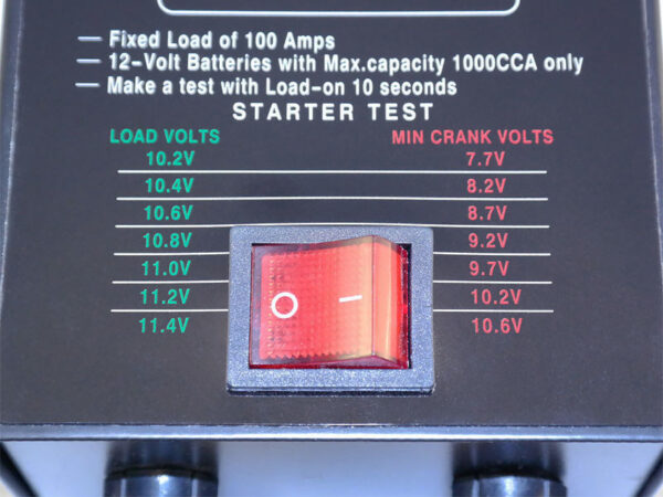 NC-LT07 akkumulátor teszter (6V/12V, 100...200A, 1000CCA, 12V/120 Ah) 5