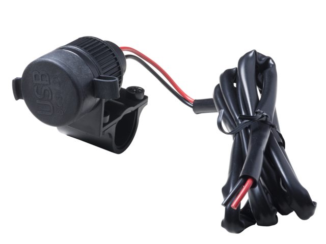 Interphone ACCMOTO2USB kormányra szerelhető 2A-es dupla USB aljzat 1