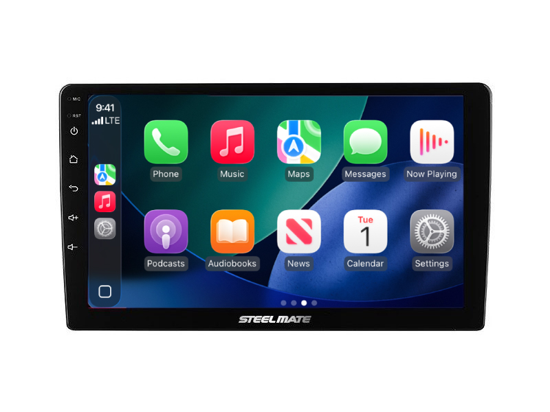Steel Mate X8 PRO 10" autós multimédia, Apple CarPlay WiFi, Android Auto WiFi