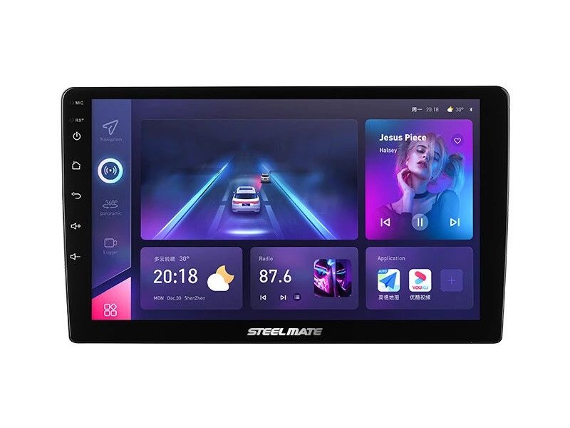 Steel Mate X8 PRO 10" autós multimédia, Apple CarPlay WiFi, Android Auto WiFi 2
