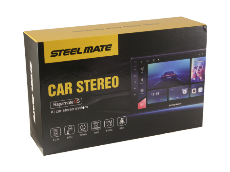 Steel Mate X8 PRO 10" autós multimédia, Apple CarPlay WiFi, Android Auto WiFi 7